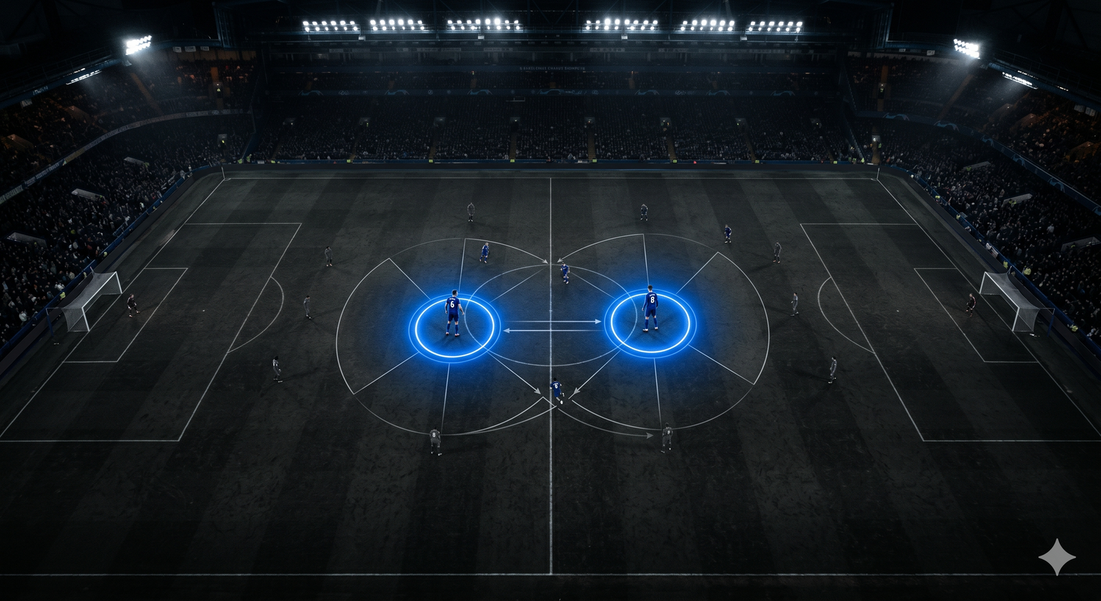 Die Doppelsechs im modernen Fußball