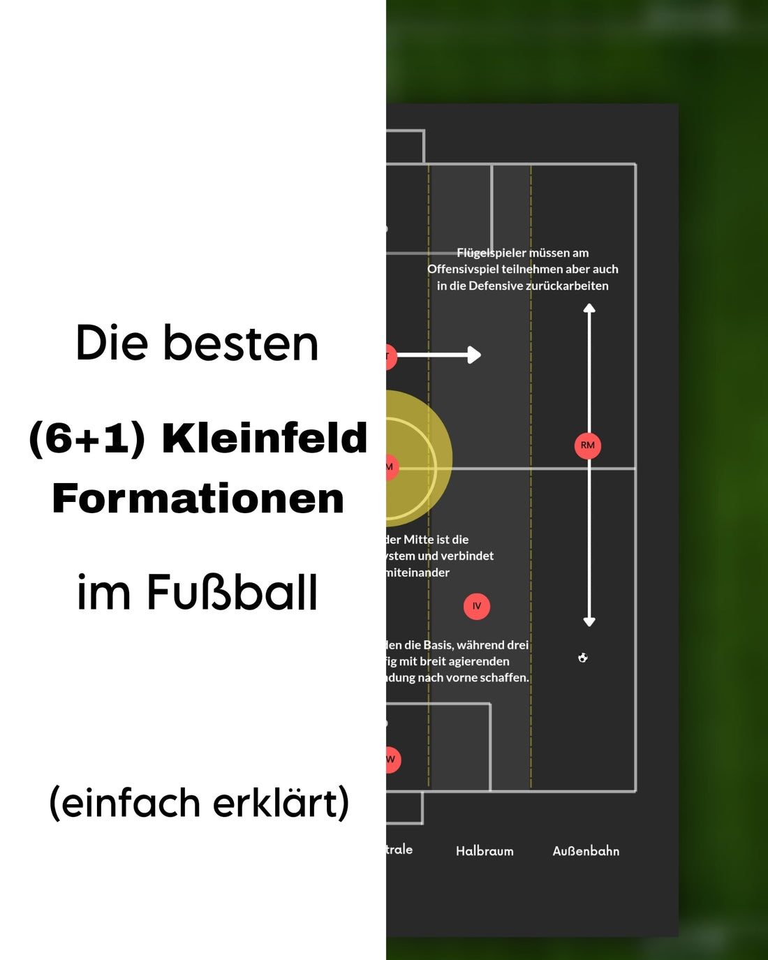 Die besten 6+1 Formationen (Kleinfeld) im Fußball