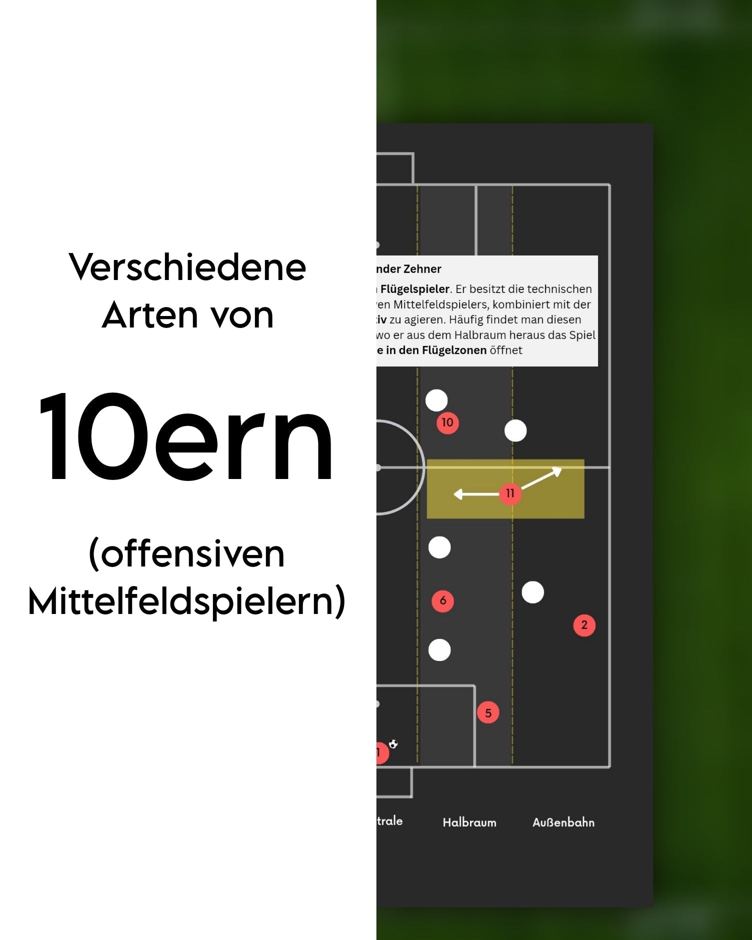 Verschiedene Arten von 10ern: Die Rollen moderner offensiver Mittelfeldspieler erklärt