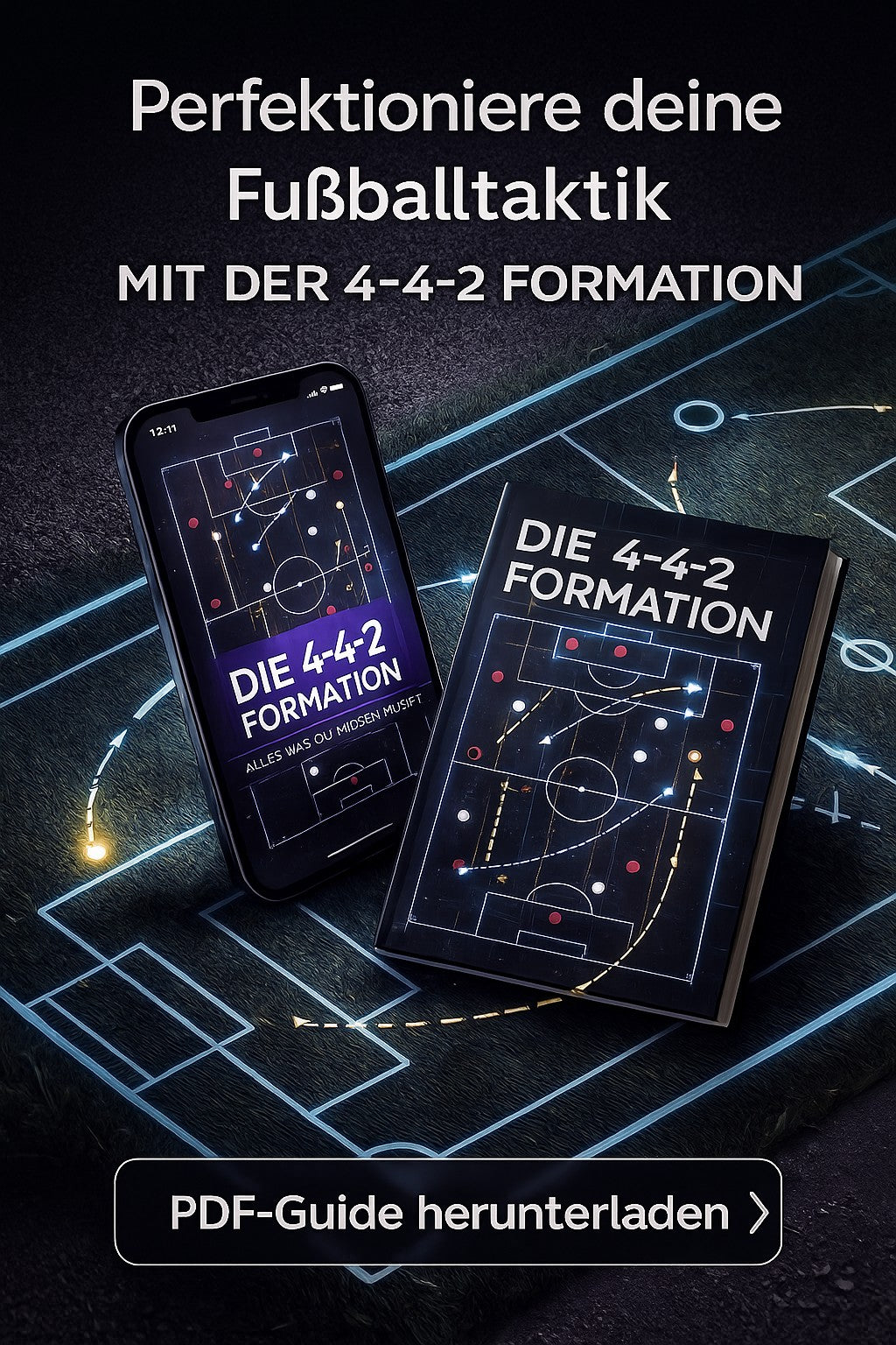 4-4-2 Formation im Fußball: Effektive fußballtaktik für Trainer zur Spielstrategieverfeinerung